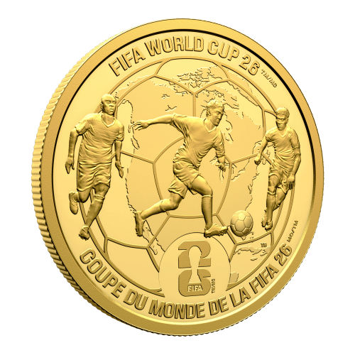 1 oz 2026 FIFA World Cup: We All Play Together Proof Gold Coin | Royal Canadian Mint