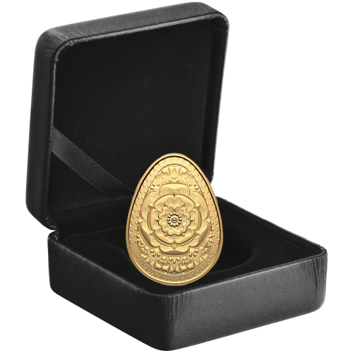2026 Pysanka Egg Shaped Gold Coin | Royal Canadian Mint | Silver
