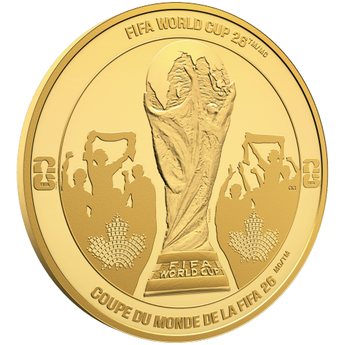 5 oz 2026 FIFA World Cup: Celebration Proof Gold Coin | Royal Canadian Mint