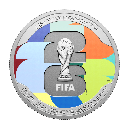 1 oz 2026 FIFA World Cup: We Are 26 Colourized Proof Silver Coin | Royal Canadian Mint