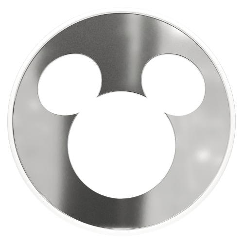 1/2 oz Disney Iconic Silhouettes: Mickey Mouse Proof Silver Coin | Agoro by New Zealand Mint