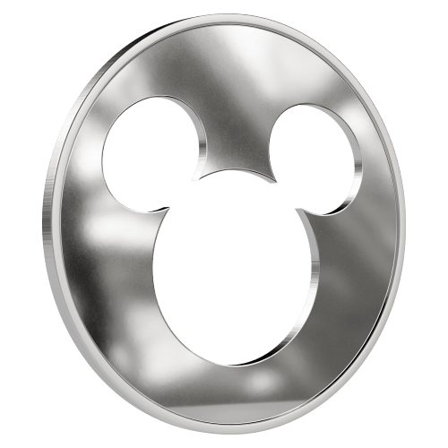 1/2 oz Disney Iconic Silhouettes: Mickey Mouse Proof Silver Coin | Agoro by New Zealand Mint