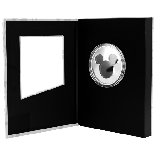 1/2 oz Disney Iconic Silhouettes: Mickey Mouse Proof Silver Coin | Agoro by New Zealand Mint