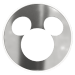 1/2 oz Disney Iconic Silhouettes: Mickey Mouse Proof Silver Coin | Agoro by New Zealand Mint