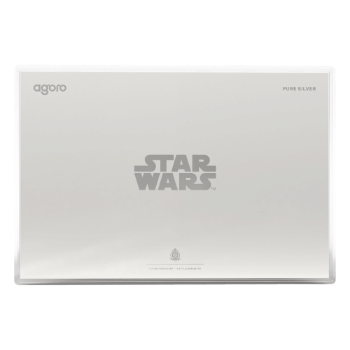 1 oz Star Wars Concept Art: C-3PO and R2D2 Colourized Silver Foil | Agoro by New Zealand Mint