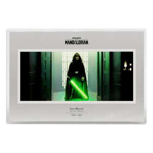 1 oz Star Wars Legends of Mandalore: The Jedi Returns Colourized Silver Foil | Agoro by New Zealand Mint