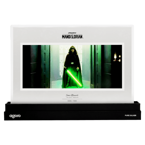 1 oz Star Wars Legends of Mandalore: The Jedi Returns Colourized Silver Foil | Agoro by New Zealand Mint
