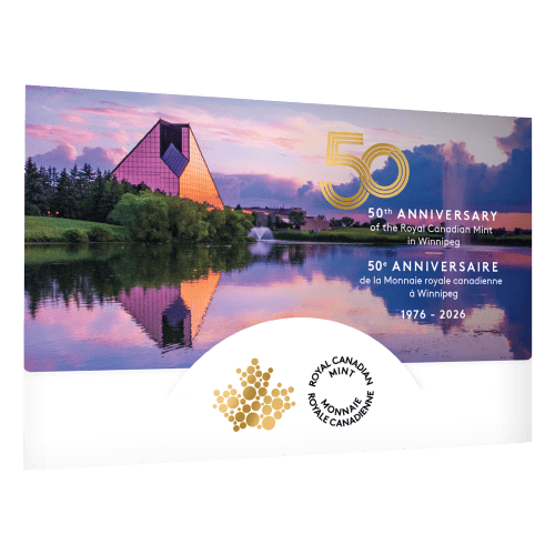 Set of 6 x 2026 Collectors Edition 50th Anniversary of The Royal Canadian Mint Winnipeg Uncirculated Coins | Royal Canadian Mint