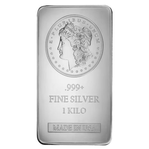 1 kilo Morgan Silver Bar | Sunshine Minting