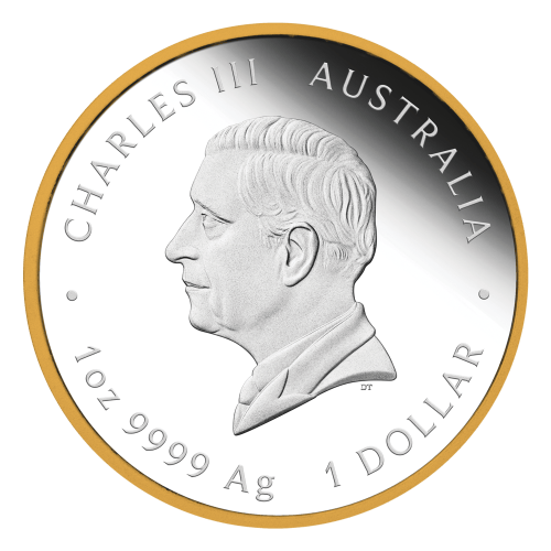 1 oz 2026 100th Anniversary of the Birth of Queen Elizabeth II Gilded Proof Silver Coin | Perth Mint