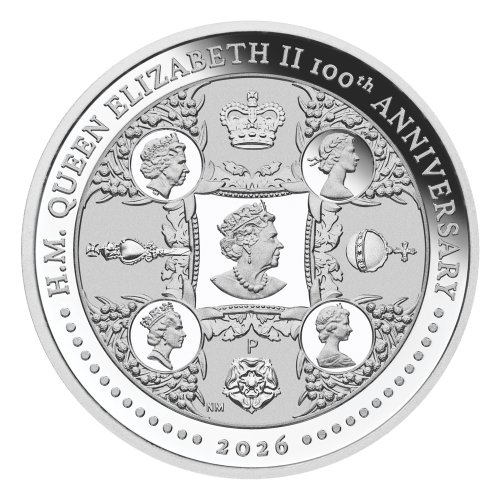 1 oz 2026 100th Anniversary of the Birth of Queen Elizabeth II Proof Silver Coin | Perth Mint