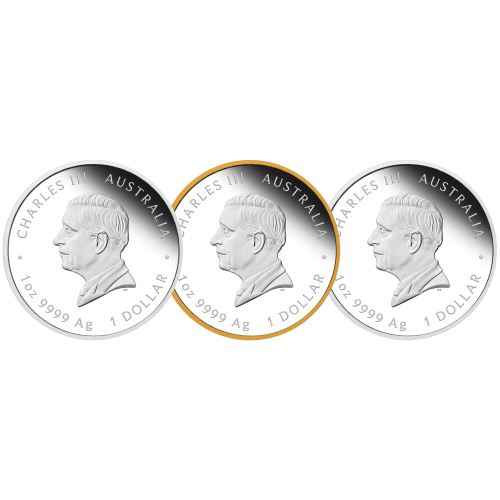 Set of 3 x 1 oz 2026 100th Anniversary of the Birth of Queen Elizabeth II Silver Coins | Perth Mint
