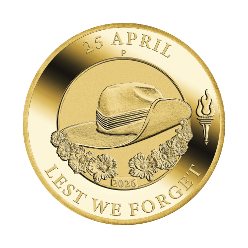$1 2026 Anzac Day Bronze Coin in Card | Perth Mint