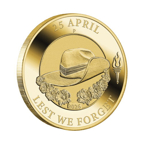 $1 2026 Anzac Day Bronze Coin in Card | Perth Mint