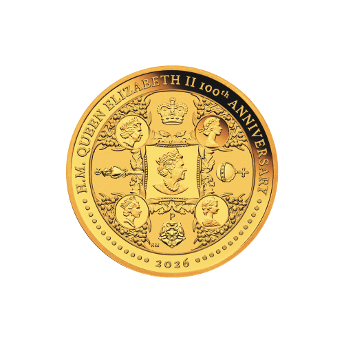 1/4 oz 2026 100th Anniversary of the Birth of Queen Elizabeth II Proof Gold Coin | Perth Mint