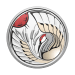 3/4 oz 2026 Clan Animals: Sandhill Crane Colourized Proof Silver Coin | Royal Canadian Mint