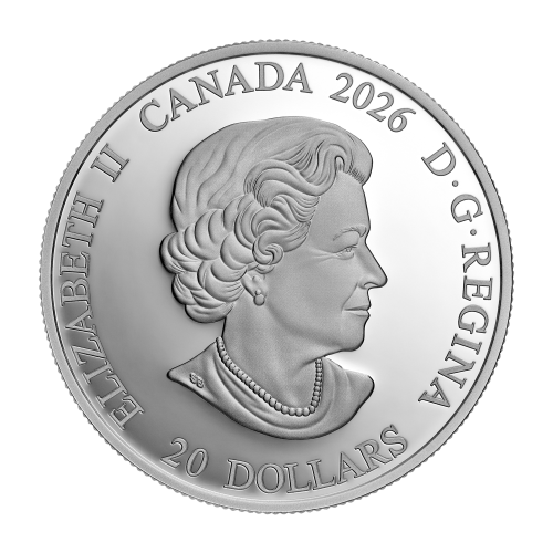 1 oz 2026 Crown Jewels: A Tribute to the 100th Anniversary of the Birth of Queen Elizabeth II Proof Silver Coin | Royal Canadian Mint