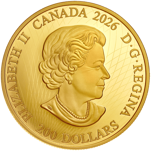 2 oz 2026 Crown Jewels: A Tribute to the 100th Anniversary of the Birth of Queen Elizabeth II Proof Gold Coin | Royal Canadian Mint