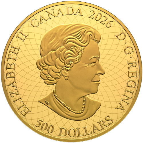 5 oz 2026 Crown Jewels: A Tribute to the 100th Anniversary of the Birth of Queen Elizabeth II Proof Gold Coin | Royal Canadian Mint