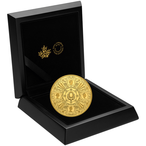 5 oz 2026 Crown Jewels: A Tribute to the 100th Anniversary of the Birth of Queen Elizabeth II Proof Gold Coin | Royal Canadian Mint