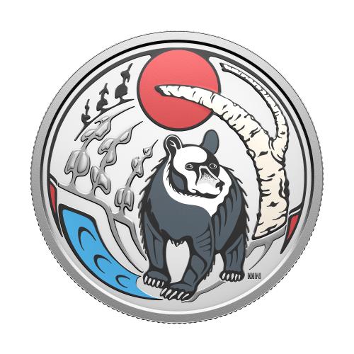 3/4 oz 2026 Clan Animals: Bear Colourized Proof Silver Coin | Royal Canadian Mint