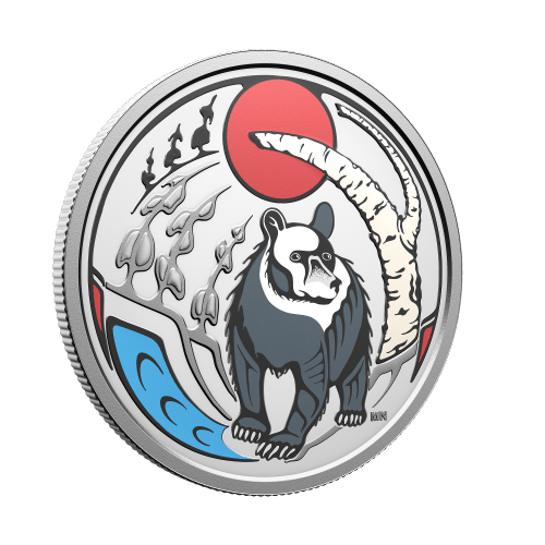 3/4 oz 2026 Clan Animals: Bear Colourized Proof Silver Coin | Royal Canadian Mint