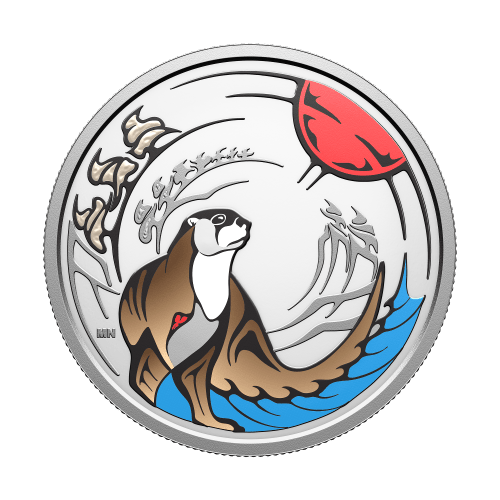 3/4 oz 2026 Clan Animals: Otter Colourized Proof Silver Coin | Royal Canadian Mint