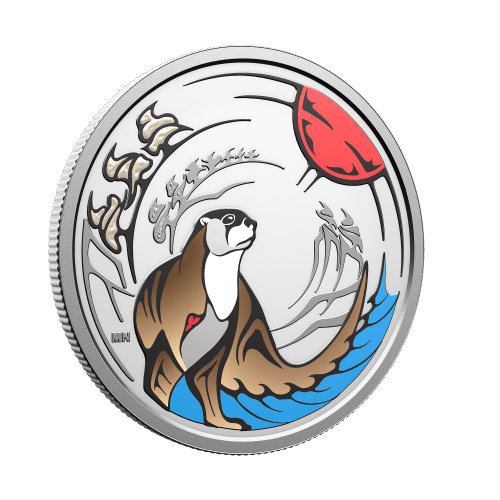 3/4 oz 2026 Clan Animals: Otter Colourized Proof Silver Coin | Royal Canadian Mint
