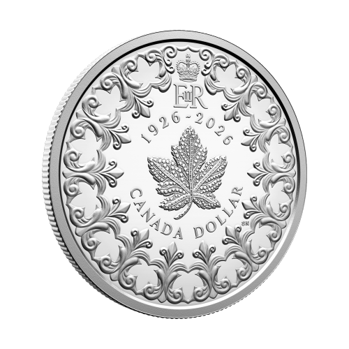 3/4 oz 2026 100th Anniversary of the Birth of Queen Elizabeth II Proof Silver Coin | Royal Canadian Mint