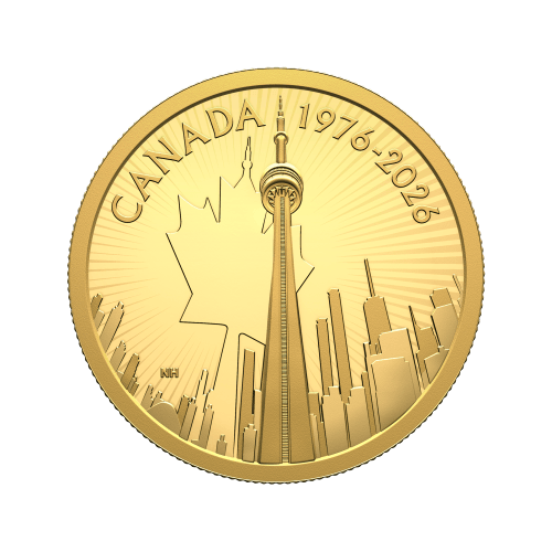 1/2 oz 2026 50th Anniversary of the CN Tower Proof Gold Coin | Royal Canadian Mint