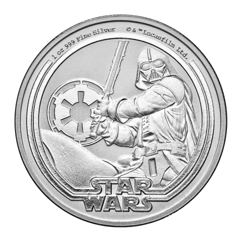 1 oz 2026 Star Wars: Darth Vader Silver Coin | PAMP Suisse