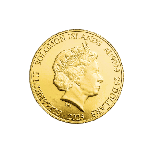 1/4 oz Solomon Islands Lady Liberty Gold Coin in Assay Card | PAMP Suisse