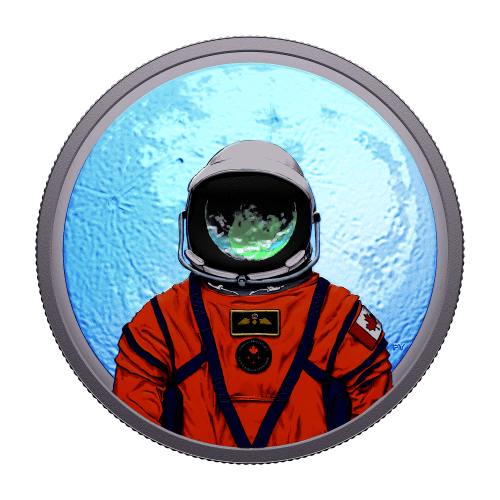 1 oz 2026 Moon Mission Blacklight Technology Proof Silver Coin | Royal Canadian Mint