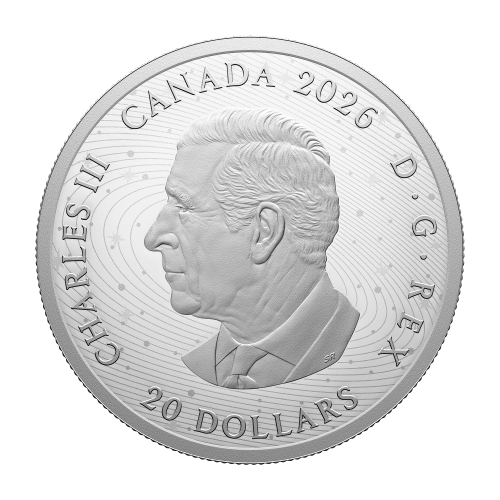 1 oz 2026 Moon Mission Blacklight Technology Proof Silver Coin | Royal Canadian Mint