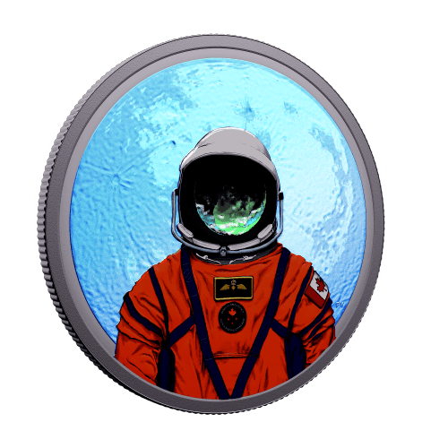 1 oz 2026 Moon Mission Blacklight Technology Proof Silver Coin | Royal Canadian Mint