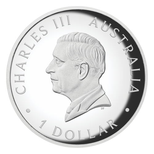 1 oz 2026 Australian Kangaroo High Relief Colourized Proof Silver Coin | Perth Mint