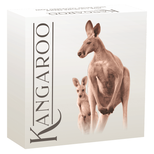 1 oz 2026 Australian Kangaroo High Relief Colourized Proof Silver Coin | Perth Mint