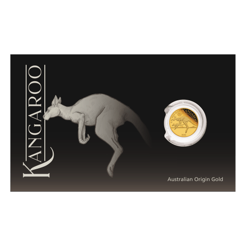 0.5 gram 2026 Australian Mini Roo Proof Gold Coin in Card | Perth Mint