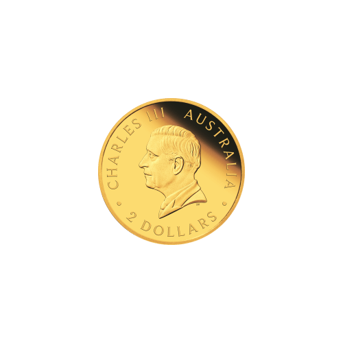 0.5 gram 2026 Australian Mini Roo Proof Gold Coin in Card | Perth Mint