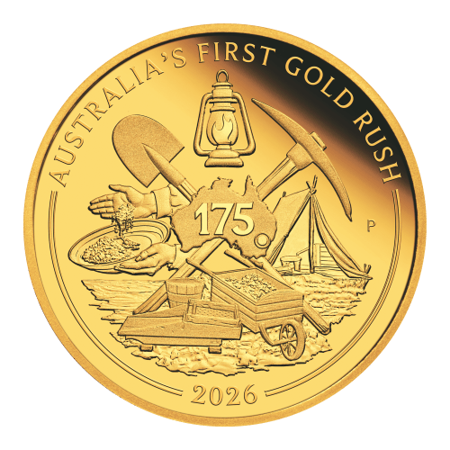 1 oz 2026 175th Anniversary Australia's First Gold Rush Proof Gold Coin | Perth Mint