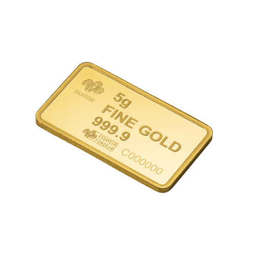 5 gram America the Free: Bald Eagle Gold Bar | PAMP Suisse