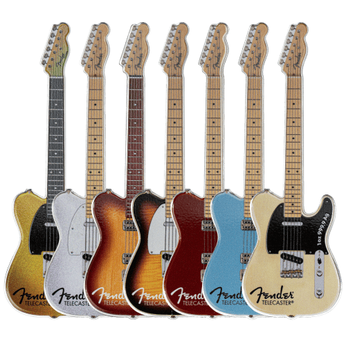 1 oz 2026 75th Anniversary Fender Telecaster Mystery Box Silver