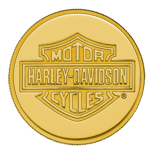 1 oz 2006 Harley Davidson: 1903 Serial Number One Motorcycle 0081/1903 Commemorative Gold Round | Royal Canadian Mint
