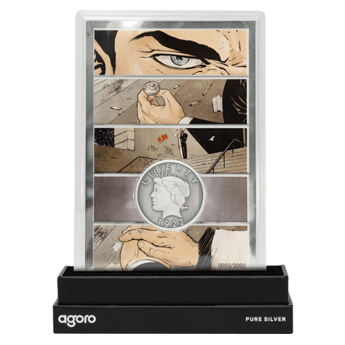 2/3 oz DC Comics: Two Face Antiqued Silver Coin and Proof Foil Set | Agoro by New Zealand Mint