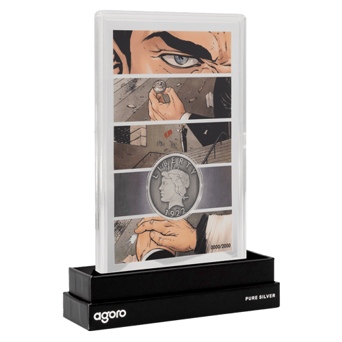 2/3 oz DC Comics: Two Face Antiqued Silver Coin and Proof Foil Set | Agoro by New Zealand Mint