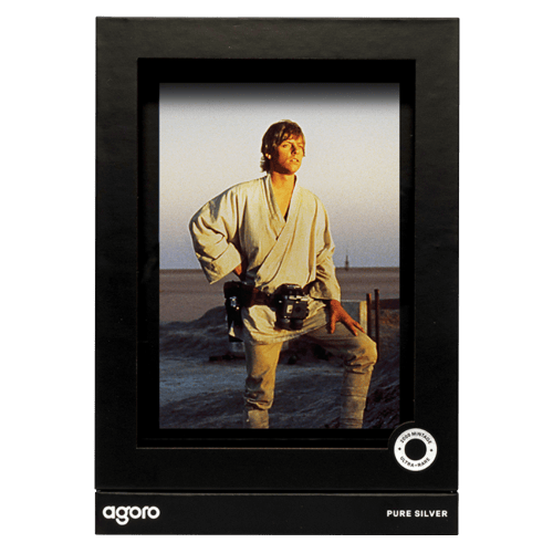 5 gram Star Wars Sketch Series: Luke Skywalker Proof Silver Foil | Agoro by New Zealand Mint