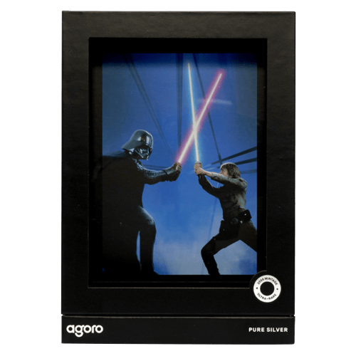 5 gram Star Wars Sketch Series: Darth Vader Proof Silver Foil | Agoro by New Zealand Mint