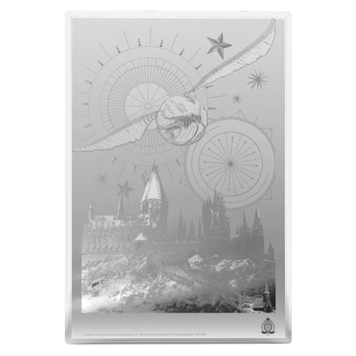 1 oz Harry Potter Movie Posters: Harry Potter and The Sorcerer's Stone Colourized Silver Foil | Agoro by New Zealand Mint