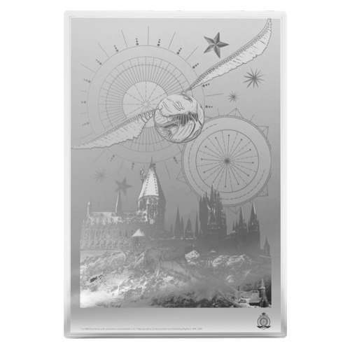 1 oz Harry Potter Movie Posters: Harry Potter and The Philosophers Stone Colourized Silver Foil | Agoro by New Zealand Mint