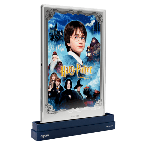 1 oz Harry Potter Movie Posters: Harry Potter and The Philosophers Stone Colourized Silver Foil | Agoro by New Zealand Mint